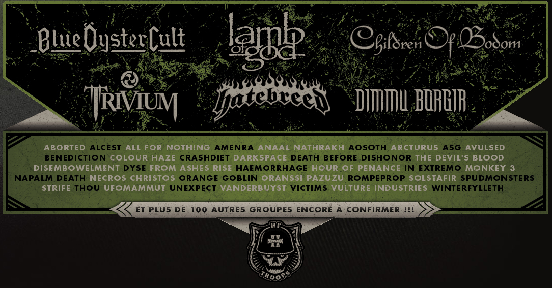 Hellfest 2012 - LineUp