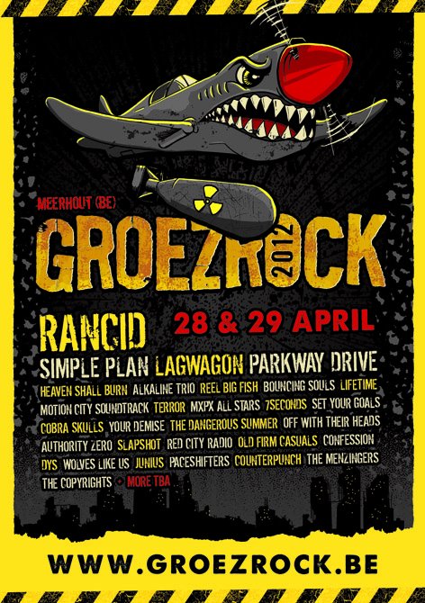 Groezrock Festival Flyer 2012