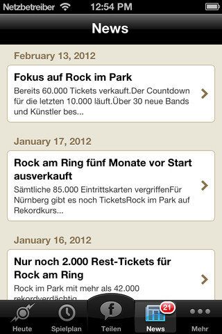 Rock am Ring - App
