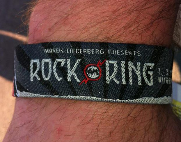 Festivalbändchen: Rock am Ring 2012
