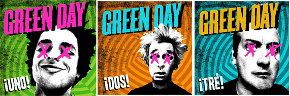 Green Day - “¡UNO!”, “¡DOS!” und “¡TRE!”