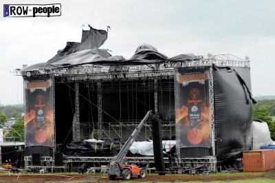 Unwetter beim Deichbrand 2012