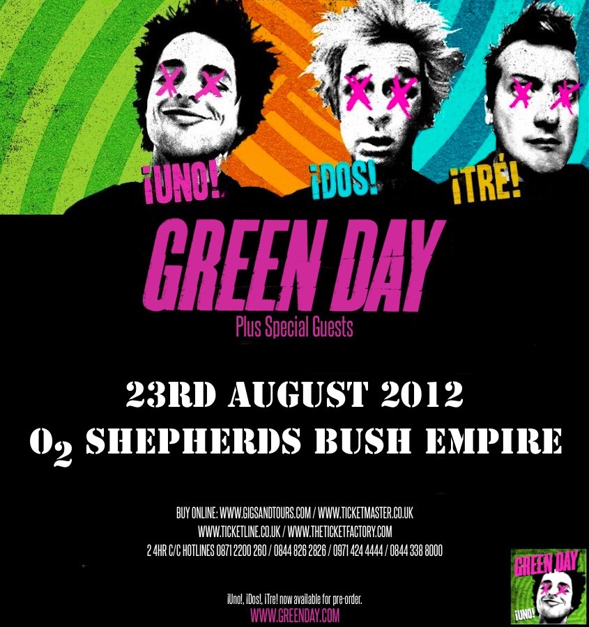 Green Day spielen in London