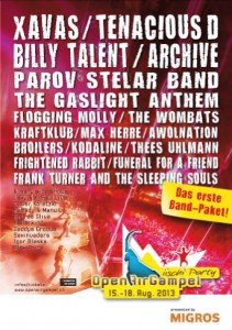 Open Air Gampel - Line Up