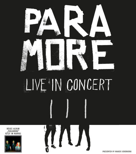 Paramore - Tourplakat