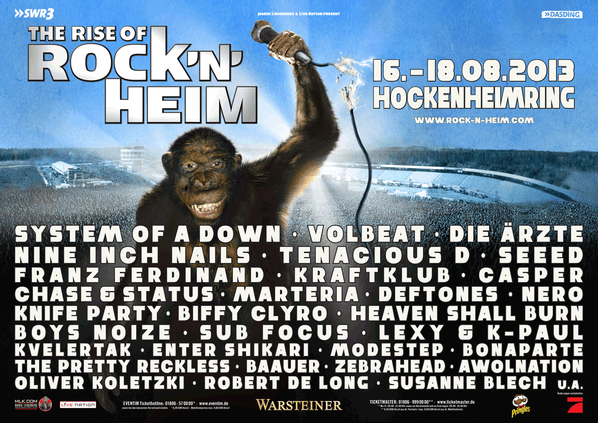 Rock´n´Heim 2013 LineUp Rock´n´Heim 2013 LineUp