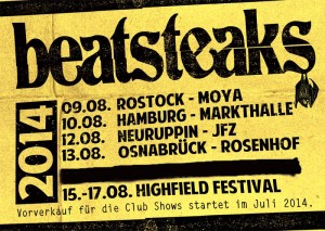 Beatsteaks Tour 2014