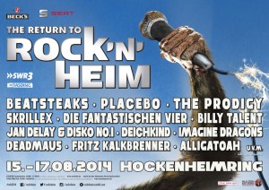 Rock'n'Heim 2014 - Plakat