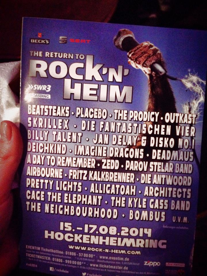 Rock'n'Heim 2014 - Flyer
