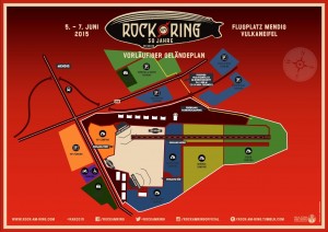 Rock am Ring 2015 - Geländeplan