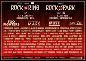 Rock am Ring / Rock im Park - LineUp 2018
