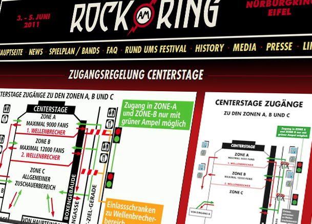 Video zur Zugangsregelung an der Centerstage online!