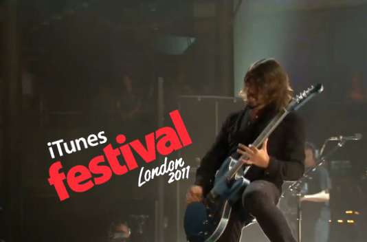 iTunes Festival 2011: Foo Fighters-Gig bei YouTube gesichtet