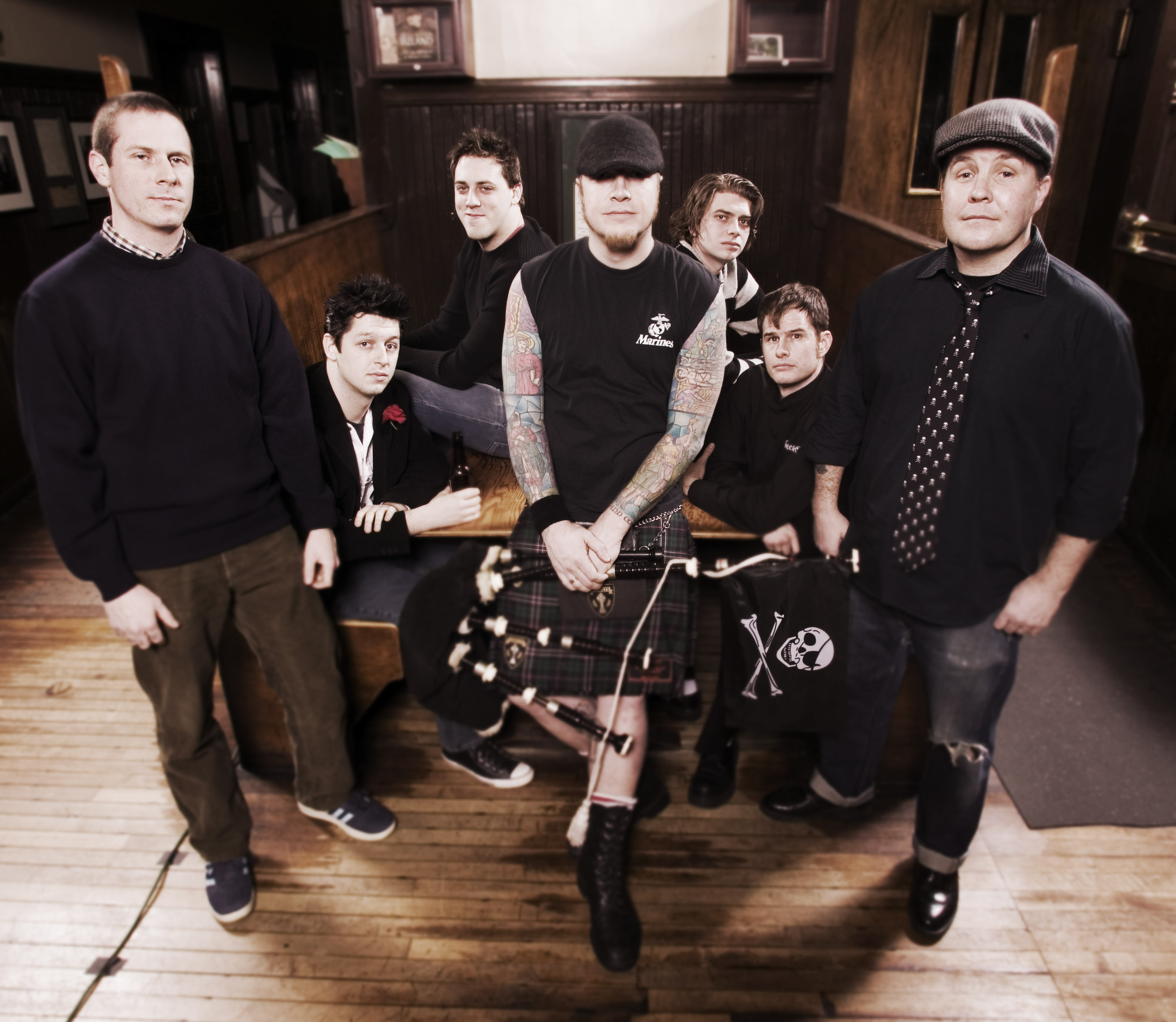 Dropkick Murphys Anfang 2012 auf Tour