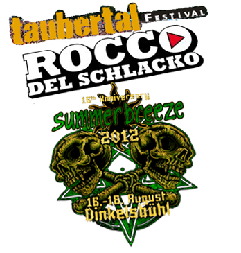 Rocco Del Schlacko, Summer Breeze und Taubertal Festival terminieren erste Bandbestätigungen