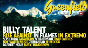 Greenfield Festival 2012 bestätigt u. a. Billy Talent, In Flames und In Extremo