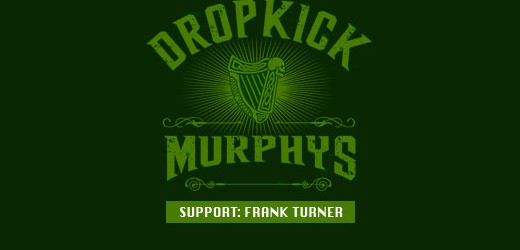 Dropkick Murphys zusammen mit Frank Turner im Januar auf Tour
