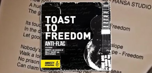 Toast to Freedom: Anti-Flag veröffentlichen neuen Song mit Mitgliedern der Donots, Billy Talent und den Beatsteaks