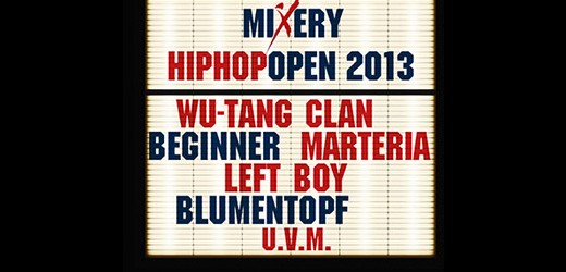 Mixery Hiphop Open 2013 u. a. mit Wu-Tang Clan, Beginner und Marteria