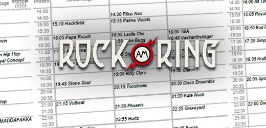 Rock am Ring 2013: Unser Faltplaner ist online!