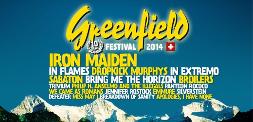 Greenfield Festival: Erste Welle bringt u. a. Iron Maiden, In Flames und Dropkick Murphys