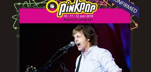 Paul McCartney als Headliner für das Pinkpop Festival 2016 bestätigt
