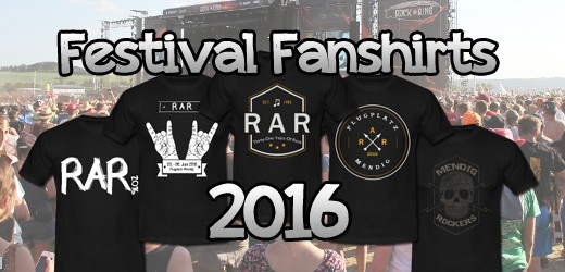 Rock am Ring 2016: Fanshirts ab sofort erhältlich