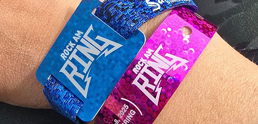 Rock am Ring: So sehen die Festivalbändchen 2025 aus!